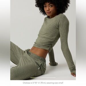 BNWT OFFLINE By Aerie Weekend Away
Long Sleeve T-Shirt in Olive Fun Color